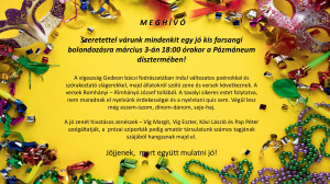 farsang meghívó